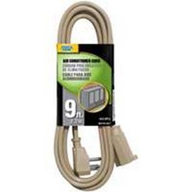 Cord Ext Ac 14/3spt-3x9ft Bge