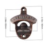 HAIICEN Antique Copper Stainless Bottle Opener Wall Mounted with Cap