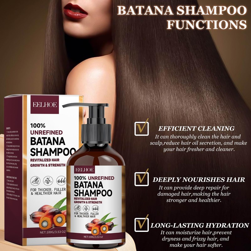 Batana Shampoo and Conditioner, Batana Oil for Hair Growth, Batana