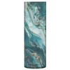 ALAZA Teal Blue Marble Flower Vases for Home Decor Kitchen