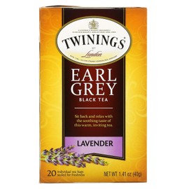 Twinings Tea, Earl Grey Lavender, 20 Count (Pack of 6)