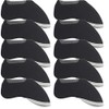 Iron Cover, Golf Headcover, Set of 10, Clear Window, Soft