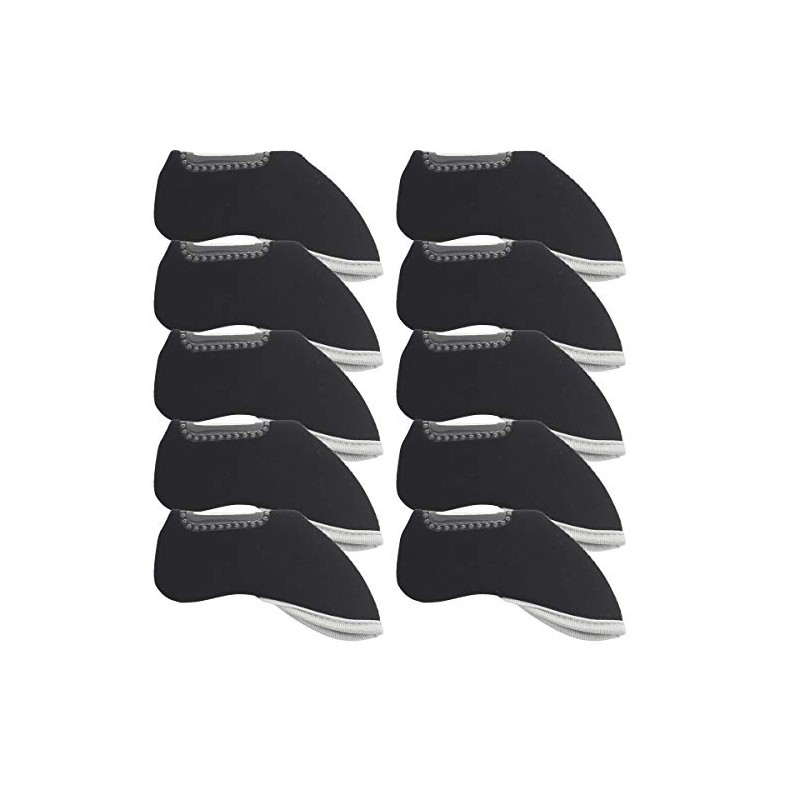 Iron Cover, Golf Headcover, Set of 10, Clear Window, Soft