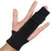 OQKAHIV 1 x trigger finger splint, adjustable finger orthosis, finger