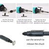 Eyech Flex Shaft Adapter Attachment Flexible Drill Shaft Extension keyless