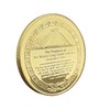 Voocye Mayan Civilization Aztec Calendar Coin 40mm Diameter (1 Gold)