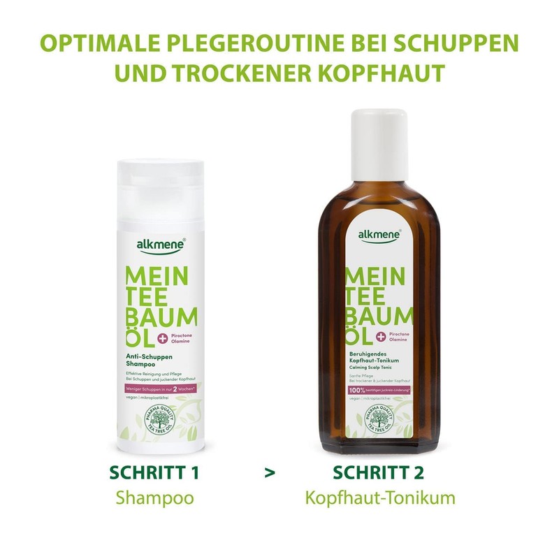 alkmene My Tea Tree Oil Anti-Dandruff Shampoo 3 x 200