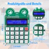 Calculator Soldering Kit, 6-Digit 1602 LCD Mathematics Game Educational DIY