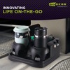 GO GEAR Vehicle Mini Console, Cup Holder & Organizer for