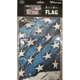 Country Side THESE COLORS DON'T RUN THEY RELOAD - Patriotic Flag - Approx 3'x5' - NEW