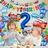 Car 2nd Birthday Decorations Boy - 31 Pcs Transportation Party