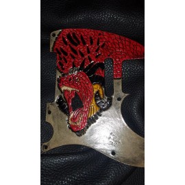 Tool Awl Leather Leather pick guard Fender Telecaster hand tooled leather(Dragon