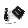 NOMARCA Adaptador Hdmi A Rca Av 1080p Convertidor De Audio