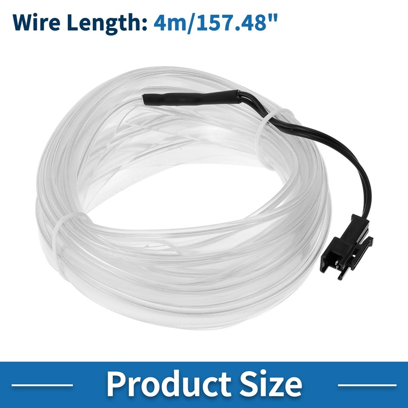 A ABSOPRO 4m EL Wire Cable LED Glow String Light