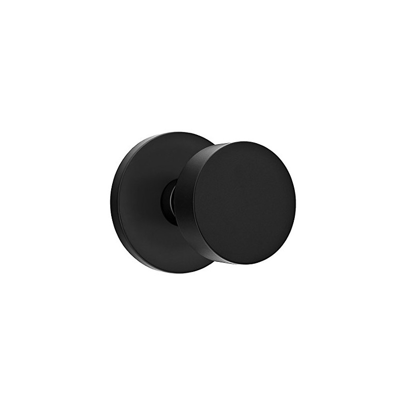 Disc Rosette Door Set with Disc Knobs Privacy in Matte