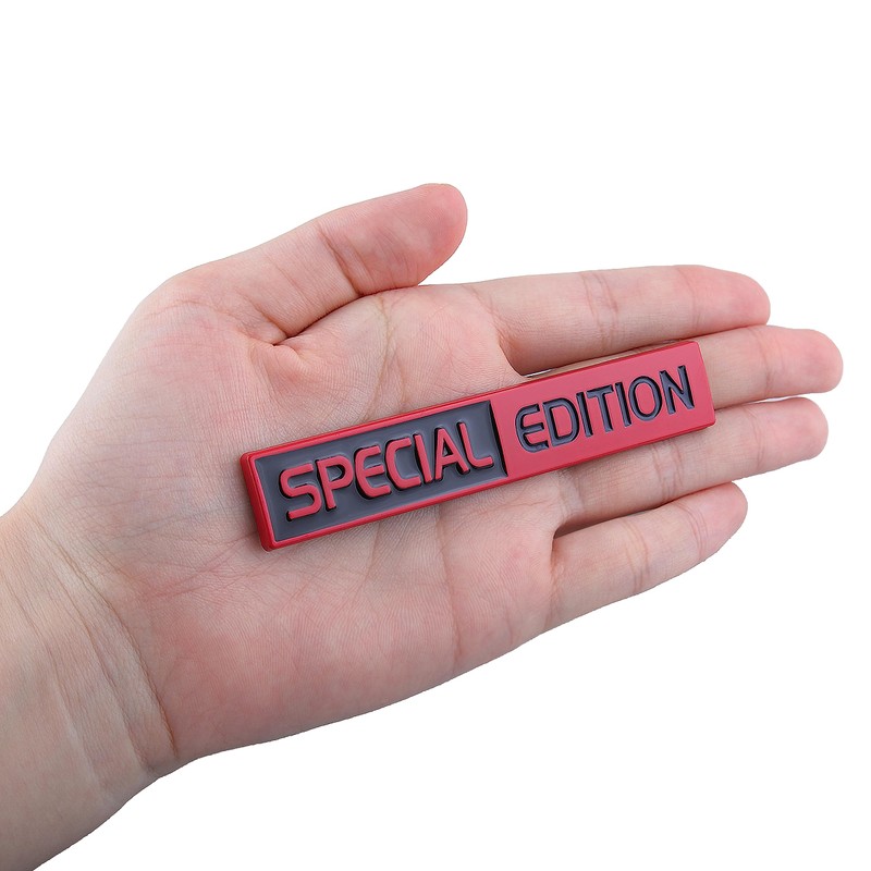 2 x Special Edition Car Sticker Black Red Car Motorcycle
