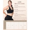 Coobie Seamless Comfort Bra,Black,Large
