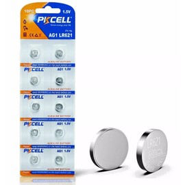PKCELL 10 pack PKCELL LR60 AG1 364 164 LR621 1.5 V Alkaline Button Cell Watch Battery