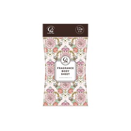 Cotton Lab Fragrance Body Sheets, Pack of 12, Floral Bouquet Scent