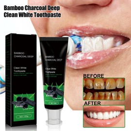 Activated Carbon Deep Cleaning Toothpaste,Teeth Whitening Toothpaste,Charcoal Whitening Toothpaste,Whiten Toothpaste,Black Charcoal Whiten Toothpaste,Bamboo Charcoal Toothpaste,100G