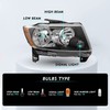 TUSDAR Halogen Headlight Assembly Set for 2011-2013 Compass/ 2011-2013 Jeep