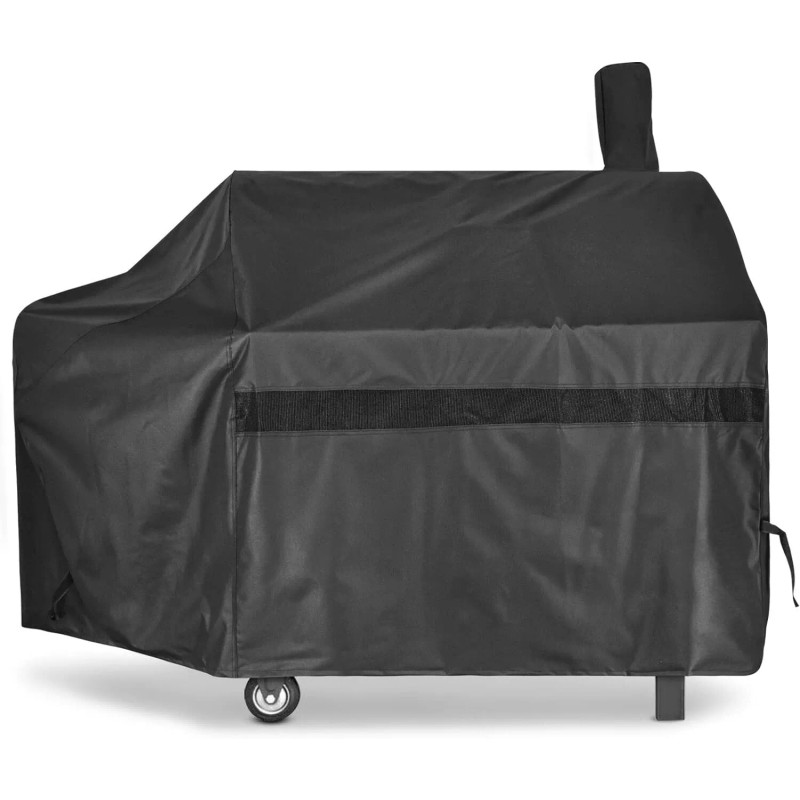 iCOVER 60in Offset Smoker Charcoal Pellet Grill Cover,600D Heavy Duty