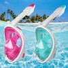 Full Face Snorkeling Mask for Water Activities Sea Pink/S-M Women's