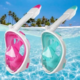Full Face Snorkeling Mask for Water Activities Sea Pink/S-M Women's