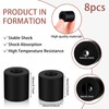 Honoson 8 Pcs 3D Printer Heatbed Parts Silicone Leveling Solid