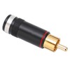 Preffair R1764 RCA Audio Plug 24K Gold Plated Signal Cable