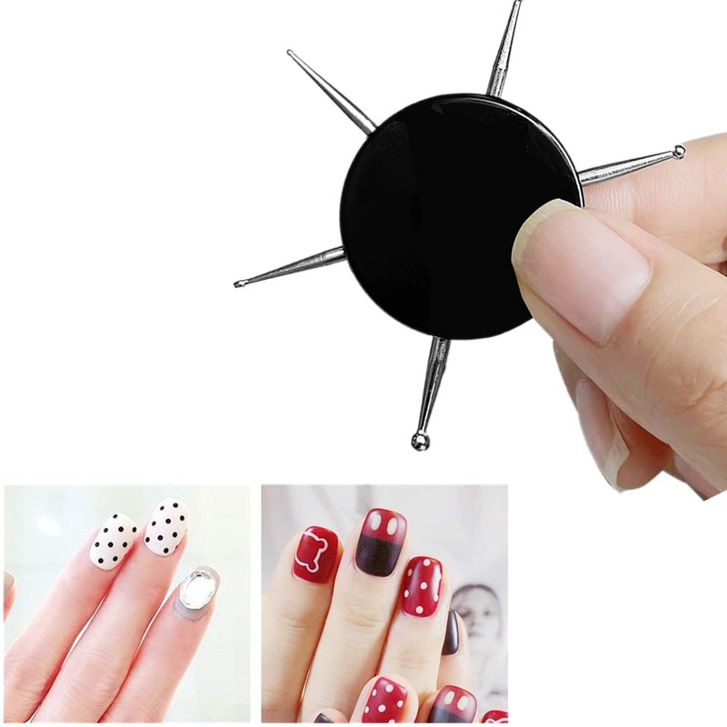 JLEivvi Nail Dotting Tool, UV Gel Painting Nail Art Circular