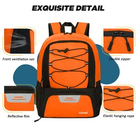 Goloni Soccer Bag, Basketball Bag with Ball Compartment & Shoe Compartment,Large Soccer Backpack for Basketball,Soccer,Volleyball,Gym