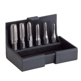 Völkel 67010 Threading-Bits Set M3-M10 of HSS-G, Grey/Silver