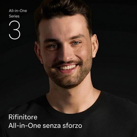 Braun Rasoio Elettrico Barba e Capelli Serie 3, Accessori, Custodia AIO3545