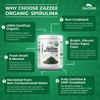 Zazzee Organic Spirulina Powder, 8 Ounces, USDA Certified, 68 Servings,