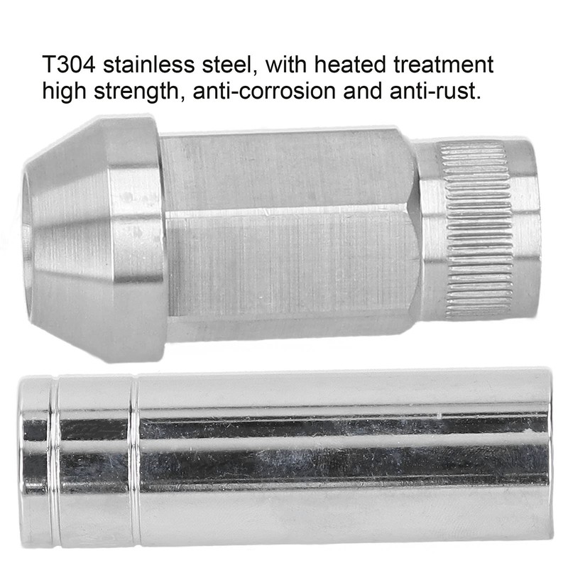 Aramox Lug Nuts, 20Pcs T304 Stainless Steel Wheel Lug Nuts