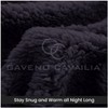 GC GAVENO CAVAILIA Teddy Fleece Plain King Size Fitted Sheets,