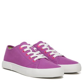 Vionic Oasis Women's Casual Canvas Lace Up Comfort Shoe Wild Berry - 6 Medium
