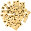 Sunnyglade 1000PCS Wood Letter Tiles/Wooden Scrabble Tiles A-Z Capital Letters