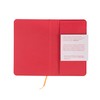 Fabriano Ispira Soft-Cover Notebook, 3.5" x 5.5", Dotted, Red