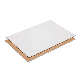 AS ONE CTL-51300 Aluminum Lightweight Type 600 Plate (White) 23.6 x 15.7 x 2.5 inches (600 x 400 x 6.3 cm) / 61-6682-08