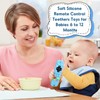 Teething Baby Toys 0-6 Months, Soft Silicone Remote Control Teethers