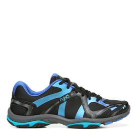 Ryka Women's Influence Cross Trainer, Black/Blue Multi, 8 W US