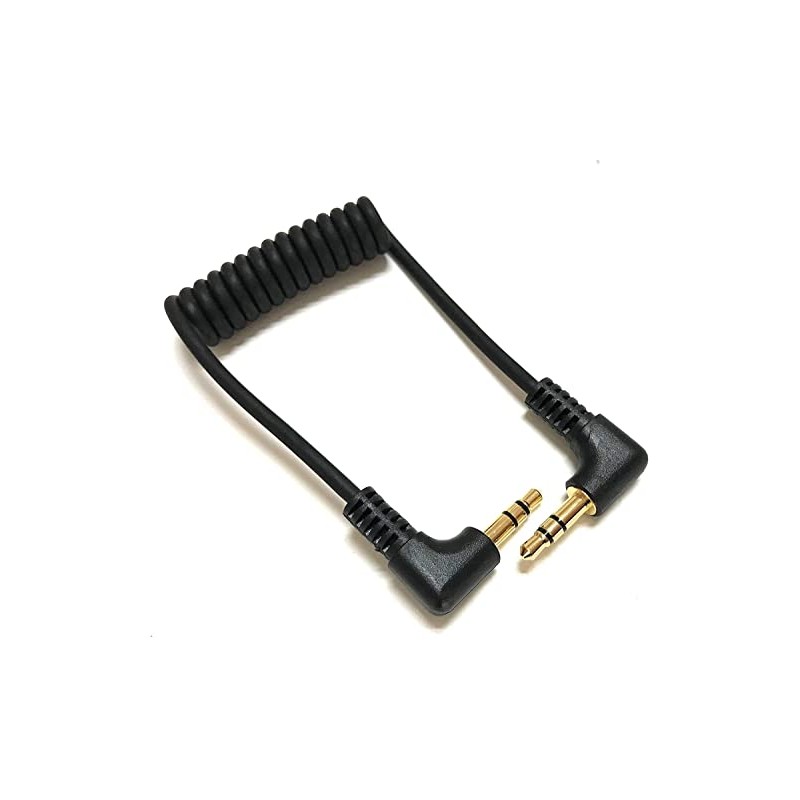 Access E Direct 15-30cm Male to Male 3.5mm Coiled Stereo