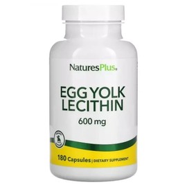 Nature's Plus Egg Yolk Lecithin 300mg 180 tablets, 1 piece / 네이처스플러스 Egg Yolk 레시틴 Lecithin 300mg 180정, 1개