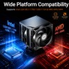 PCCOOLER RT720TC CPU Air Cooler, 270W TDP Dual Tower 7