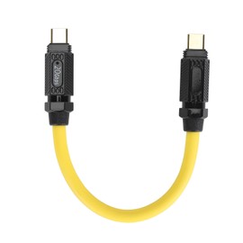 Type C Extension Cable Support PD3.1 140W Fast Charging 20Gbps High Speed HD 8K 60Hz Type C to Type C Data Cable Male to Male, 0.2m/0.7ft Straight Cable