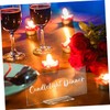 Generic 10pcs Clear Acrylic Table Cards Blank Guest Name Sign