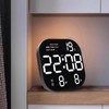 Digital Clock Large Screen LED USB 5V Remote Multifunctional Temperature