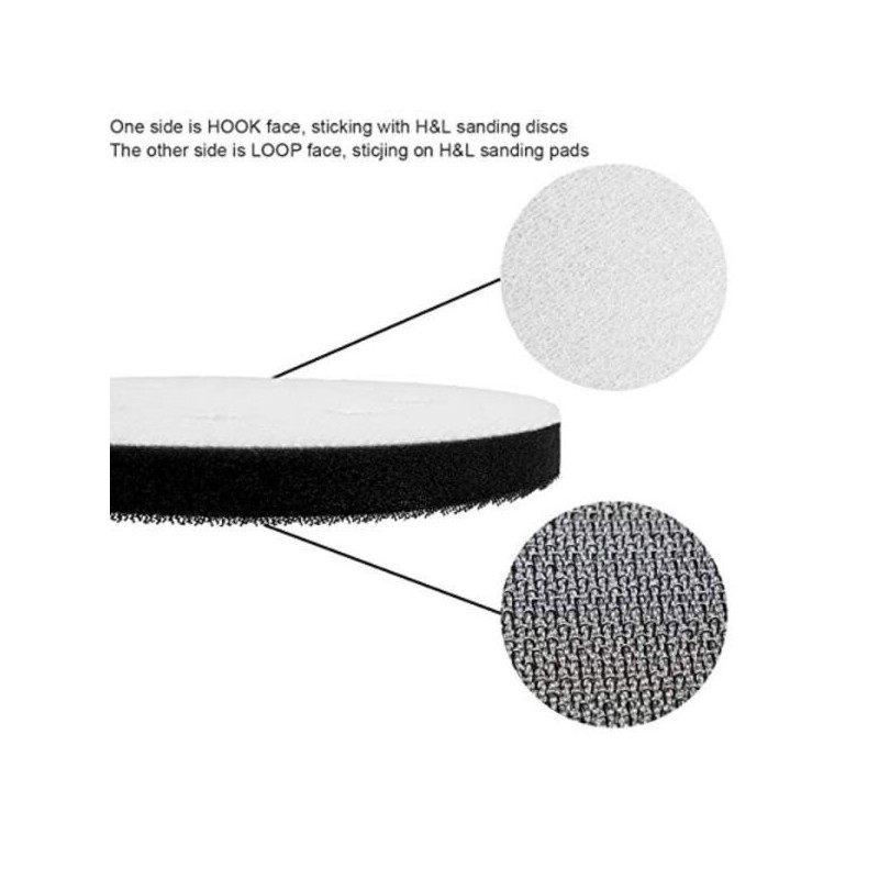 Interface 인터페이스 인치 루프 스폰지 쿠션 샌더 125MM 샌딩 패드